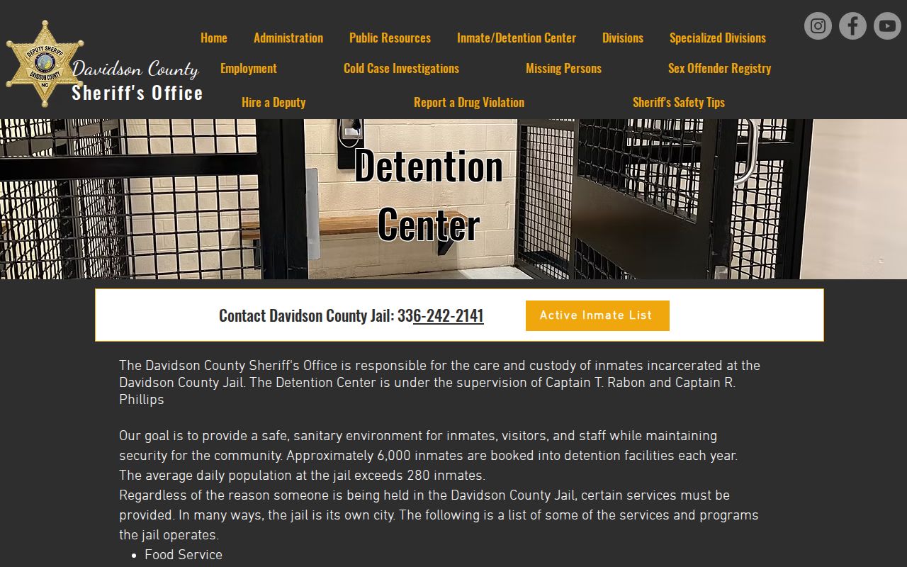Davidson County arrest roster update timing and innocence notice